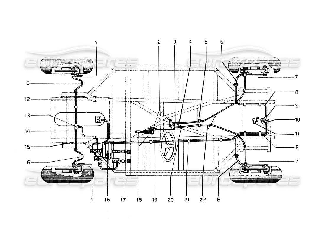 schéma de pièce contenant le numéro de pièce cord 3205