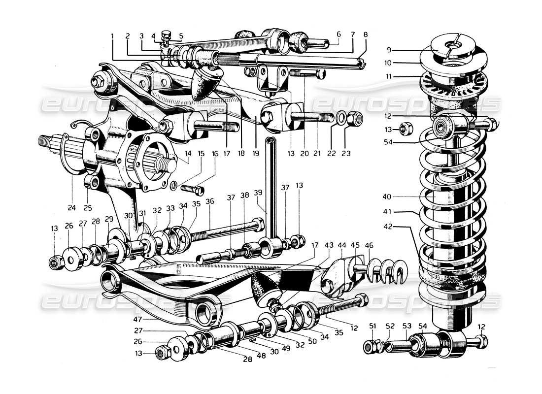 schéma de pièce contenant le numéro de pièce 600829/s 600830/d