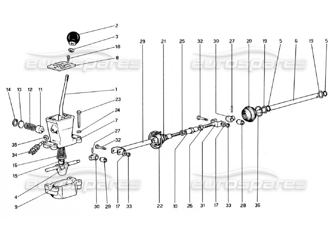 un schéma de pièces du catalogue de pièces ferrari 308