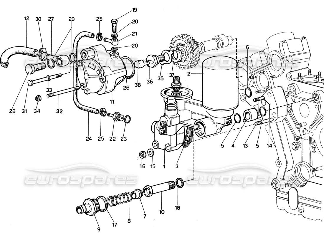 part diagram containing part number fh 2804/1 - 37.109.999