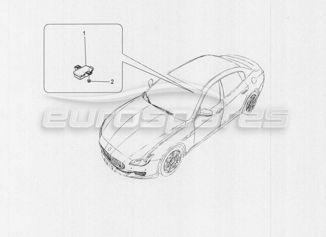 maserati qtp. v8 3.8 530bhp auto 2015 système de surveillance de la pression des pneus schéma des pièces