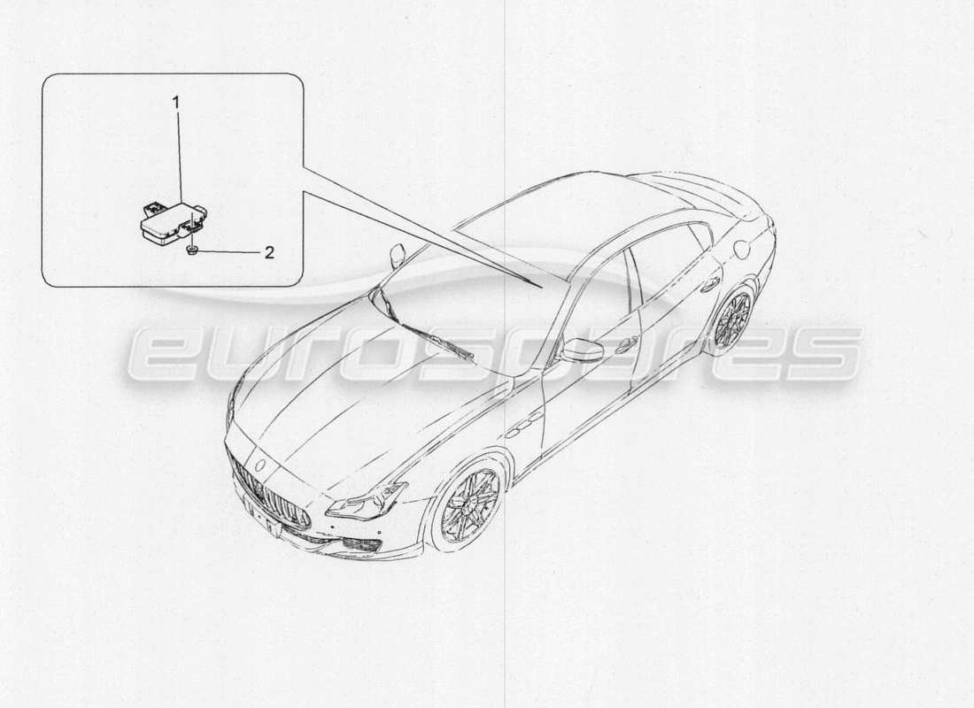 maserati qtp. v8 3.8 530bhp 2014 auto système de surveillance de la pression des pneus schéma des pièces