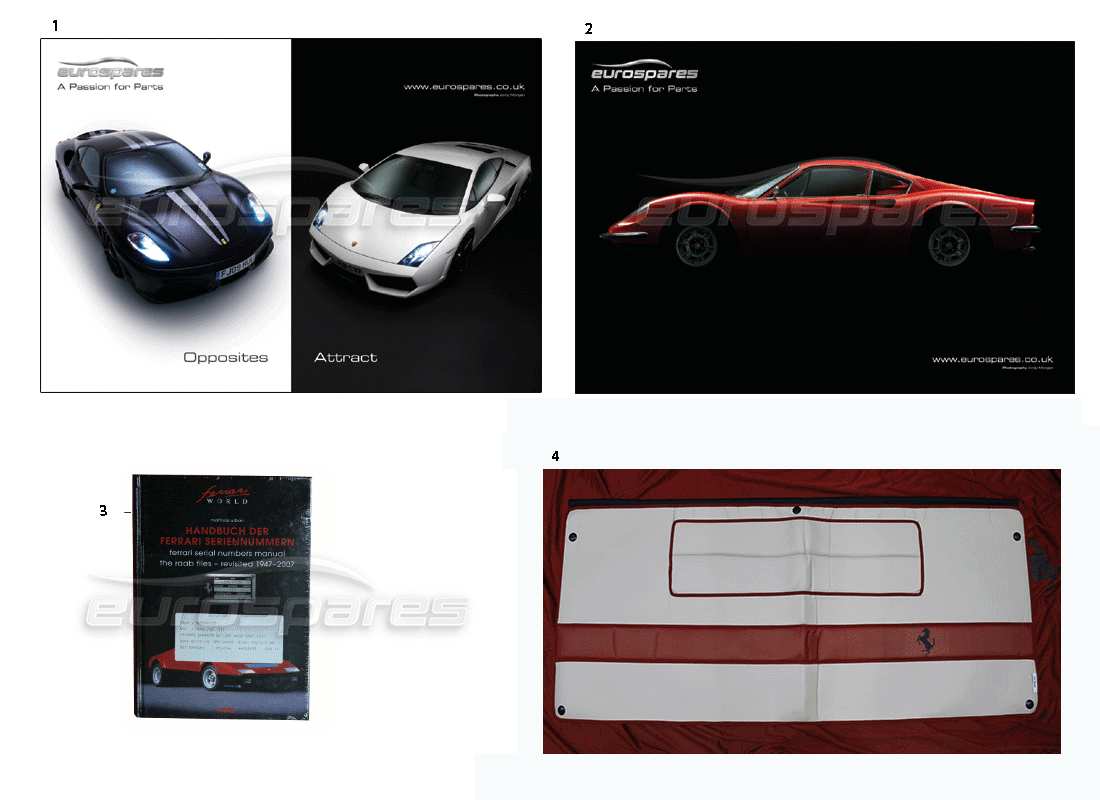 ferrari miscellaneous ferrari diagramme de pièces pour affiches et images