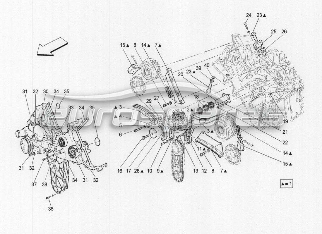 maserati grancabrio mc centenario schéma des pièces de distribution