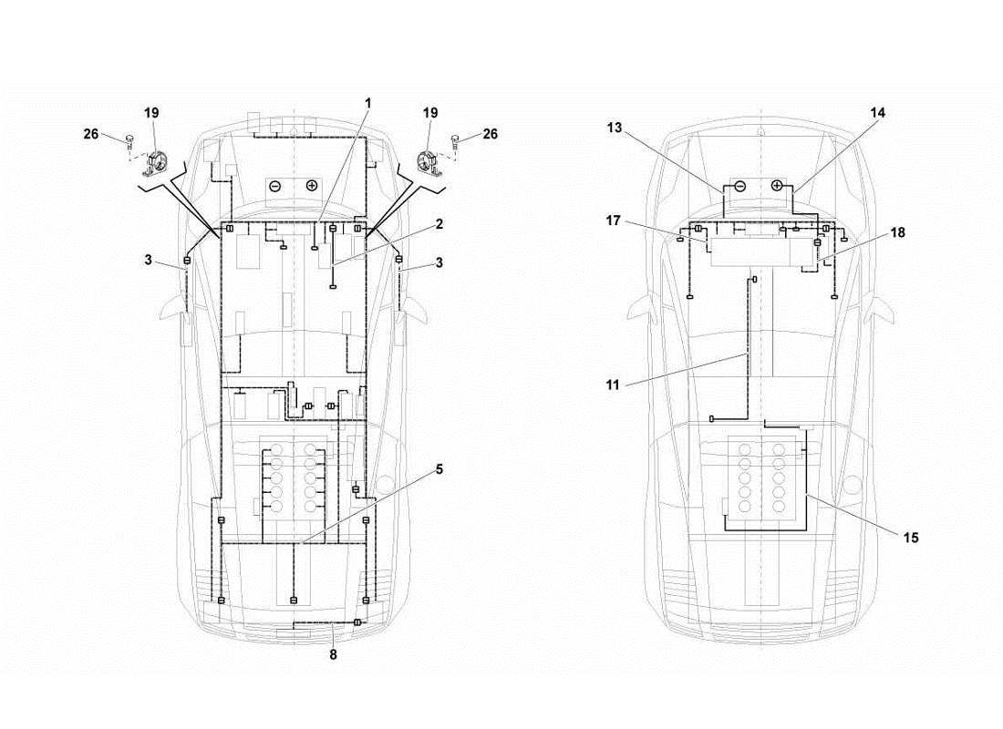 lamborghini gallardo lp560-4s update système électrique schéma des pièces