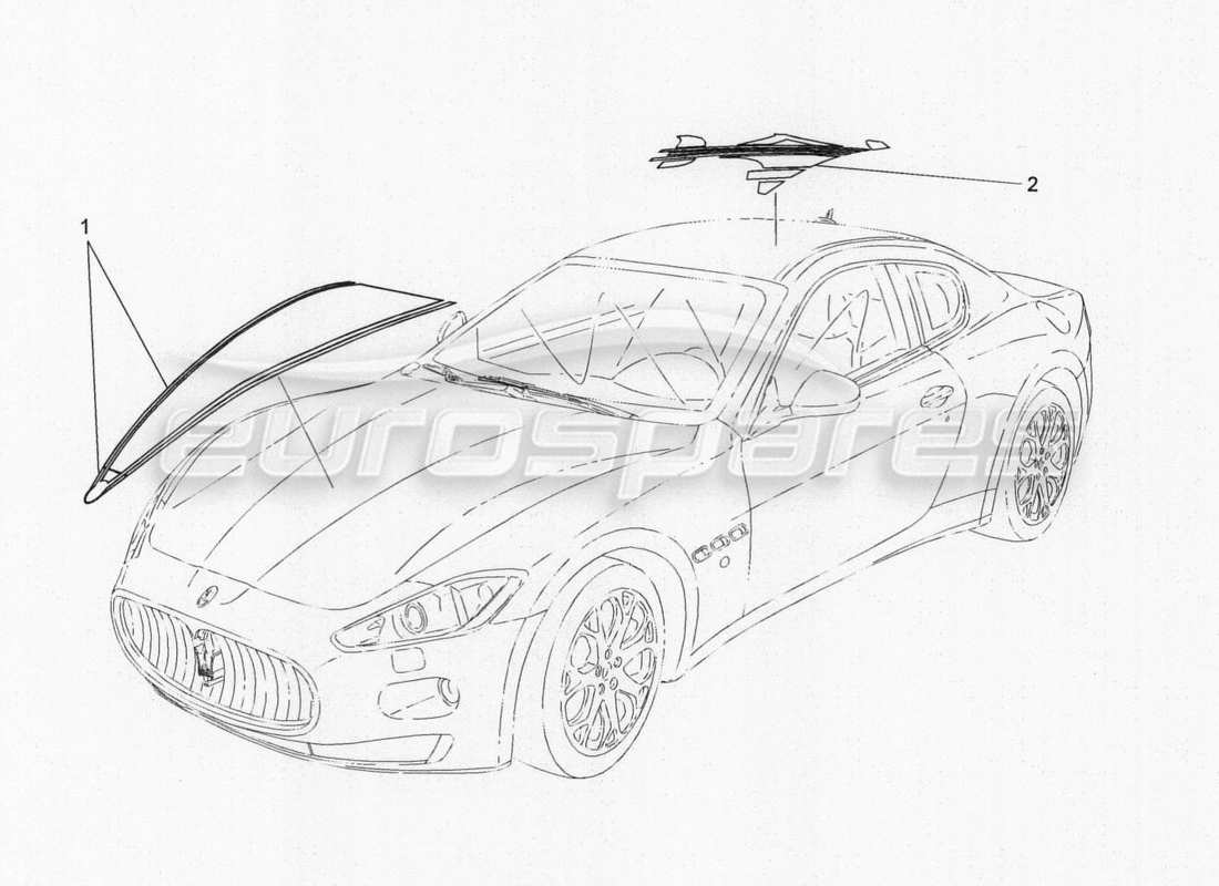 maserati granturismo special edition boucliers, garnitures et panneaux de revêtement schéma des pièces
