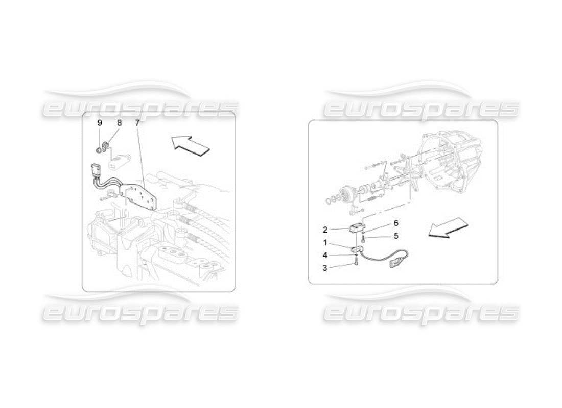 maserati qtp. (2005) 4.2 commande d'embrayage électronique pour f1 schéma de pièce de boîte de vitesses