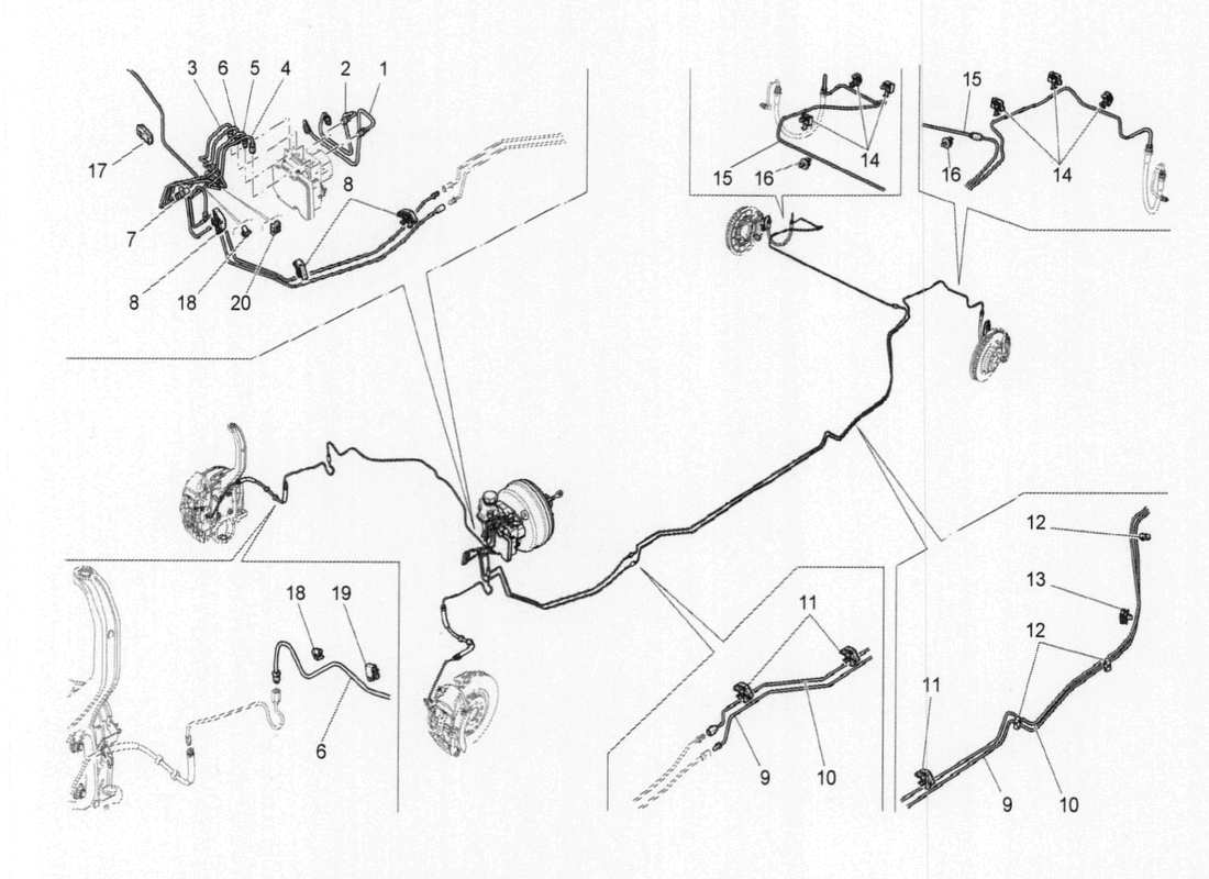 maserati qtp. v6 3.0 bt 410bhp 2015 lignes diagramme de pièce