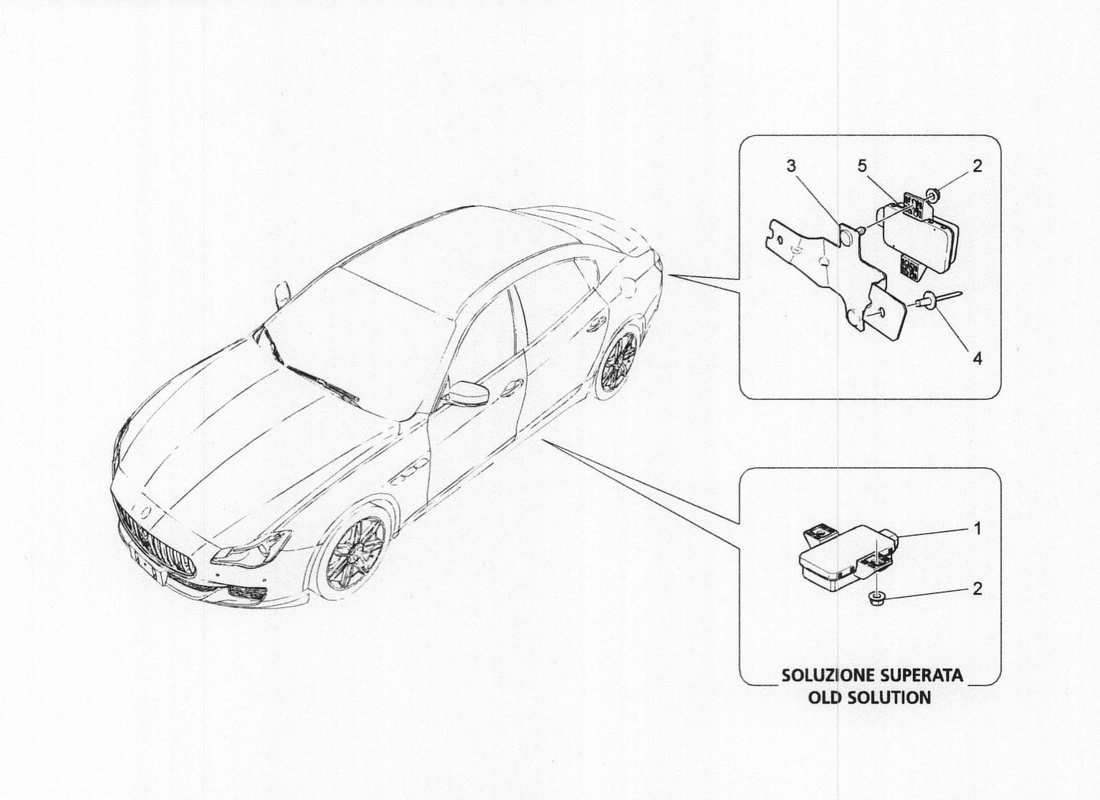 maserati qtp. v6 3.0 bt 410bhp 2wd 2017 système de surveillance de la pression des pneus schéma des pièces