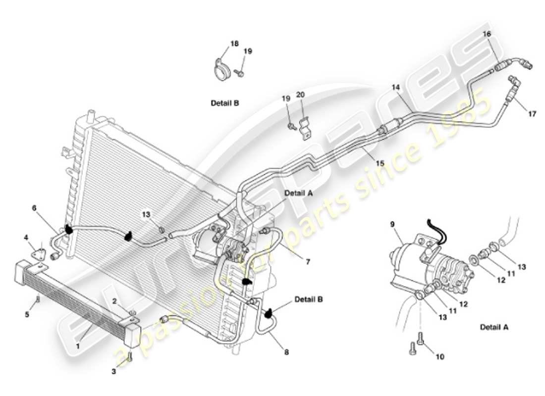 schéma de pièce contenant le numéro de pièce 1r12-442891-aa