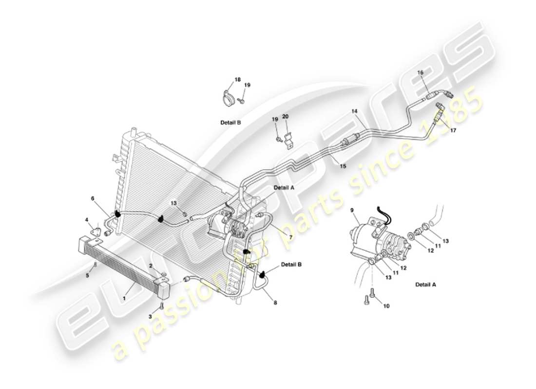 schéma de pièce contenant le numéro de pièce 1r12-442810-aa