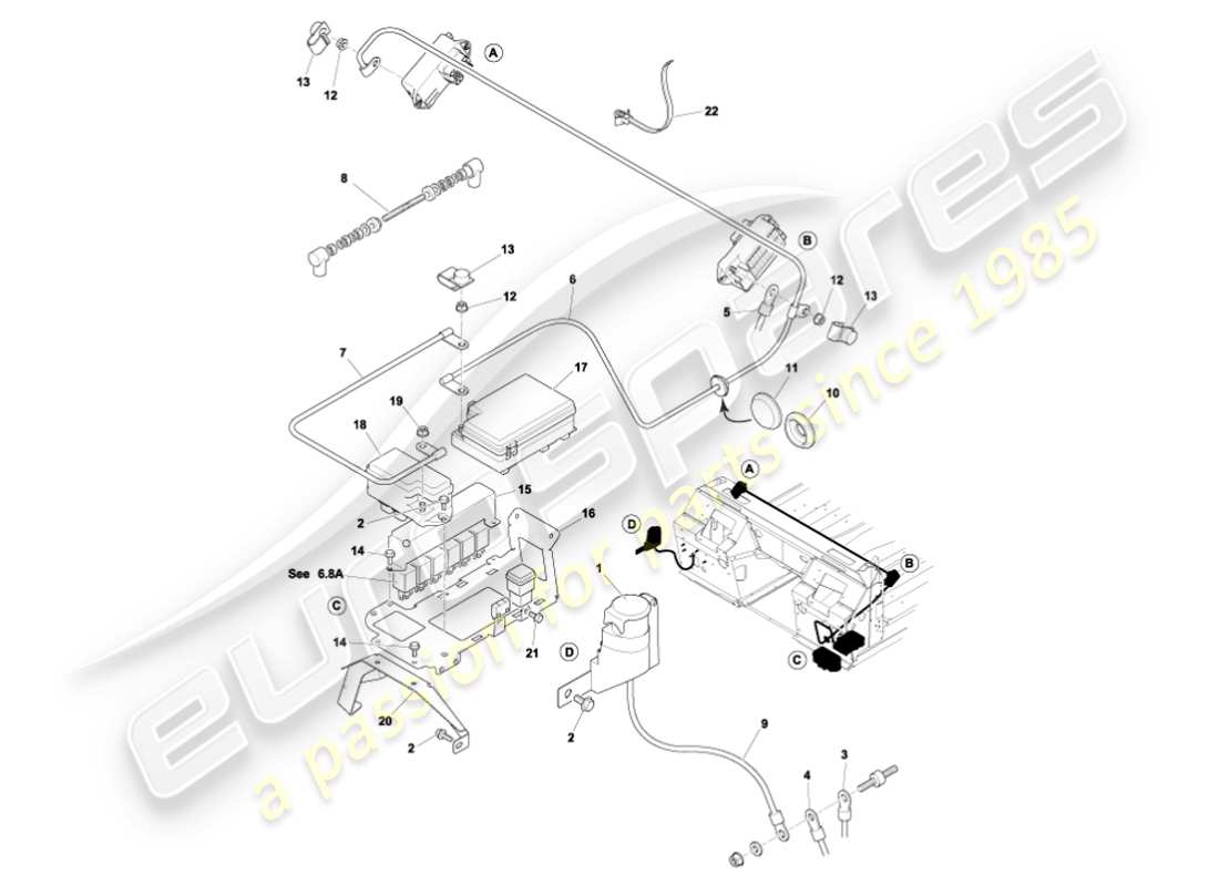 schéma de pièce contenant le numéro de pièce 1r12-371719-aa