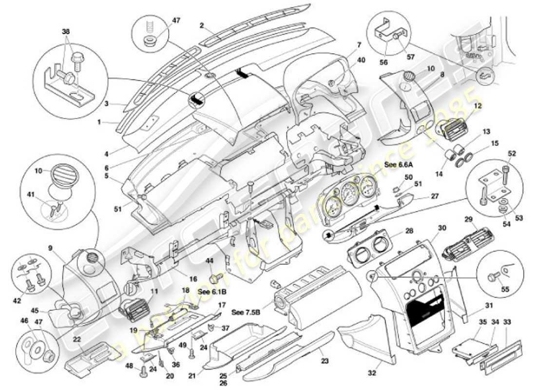 schéma de pièce contenant le numéro de pièce 3r12-375518-ab