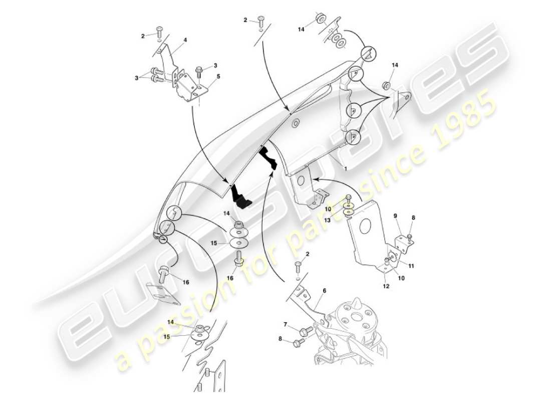 schéma de pièce contenant le numéro de pièce 1r12-632224-af