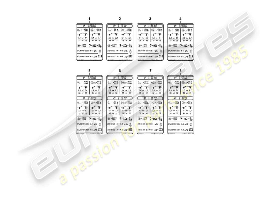 schéma de pièce contenant le numéro de pièce 971000287fa