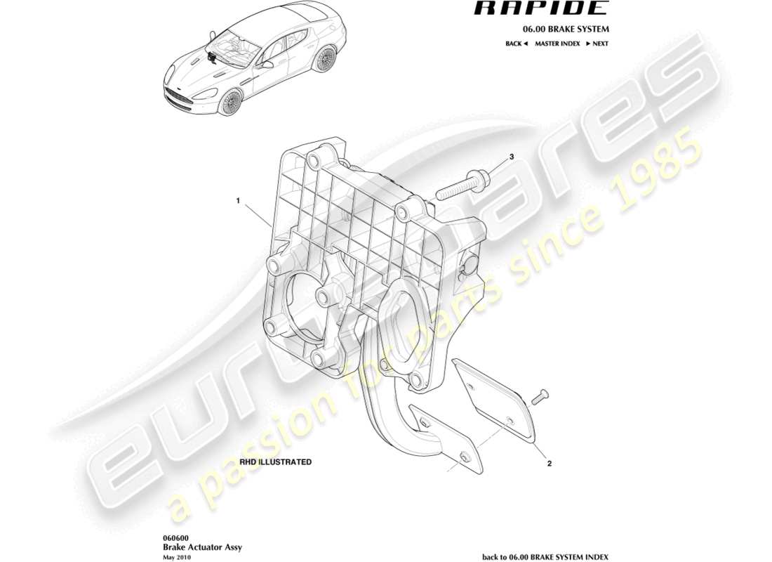 schéma de pièce contenant le numéro de pièce 9g43-2d042-ba