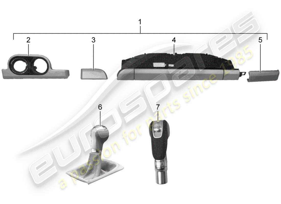 porsche 2018 (tequipment 98x/99x) kit d'installation schéma des pièces