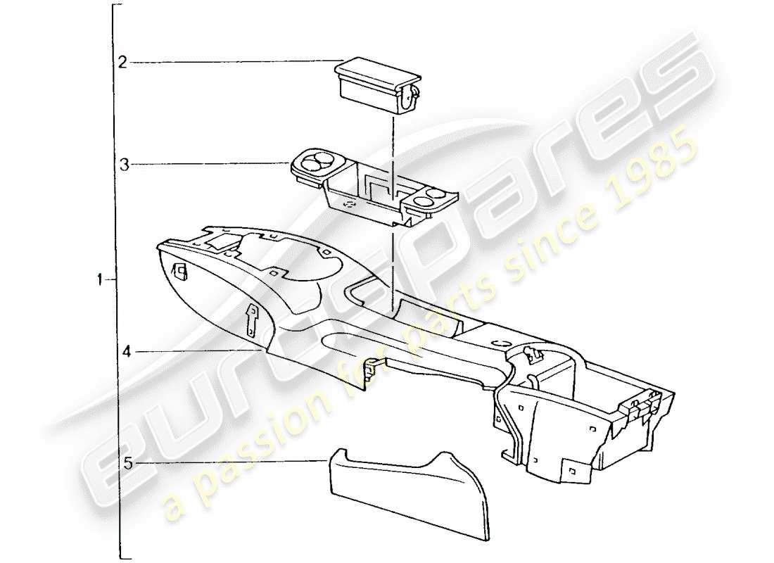 porsche 2003 (tequipment) kit d'installation schéma des pièces