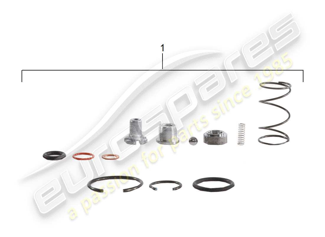 porsche 1973 (911) kit de réparation - pour - tendeur - chaîne schéma des pièces