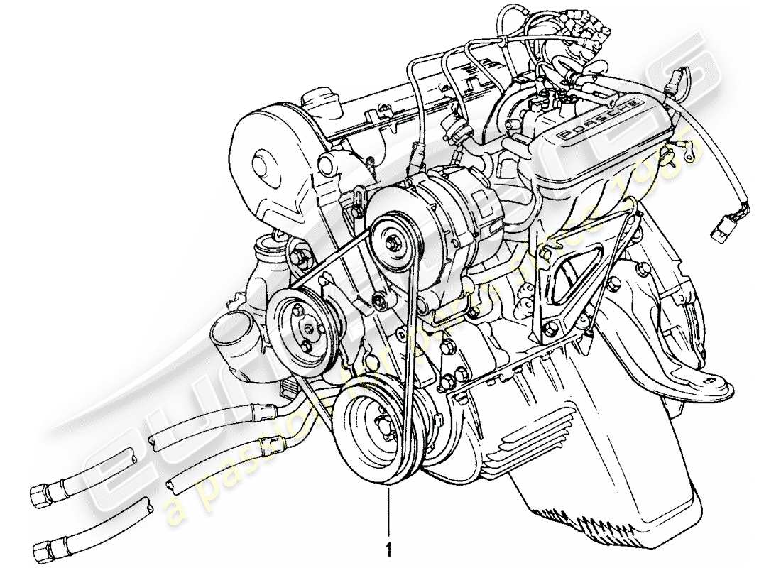 porsche replacement catalogue (2010) schéma des pièces du moteur reconstruit