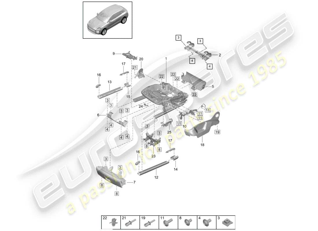schéma de pièce contenant le numéro de pièce pab882601a