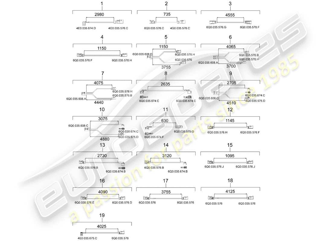 schéma de pièce contenant le numéro de pièce 95b937545f
