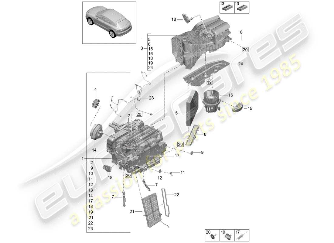 schéma de pièce contenant le numéro de pièce pab97156600