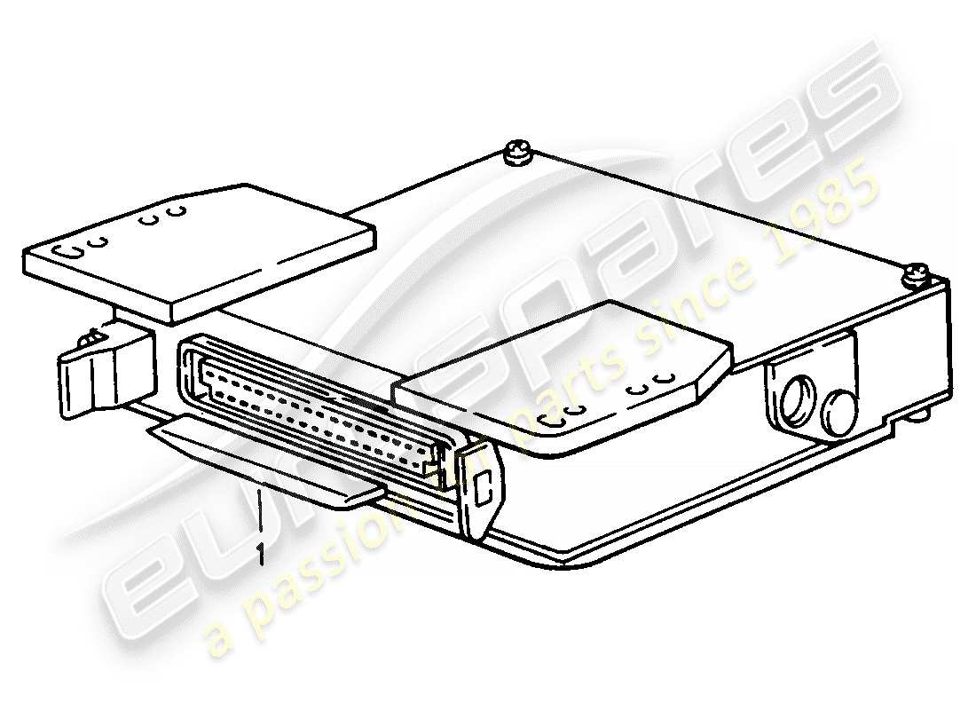 un schéma de pièces du catalogue de pièces porsche 1994 (refurbished and exchange catalogue)