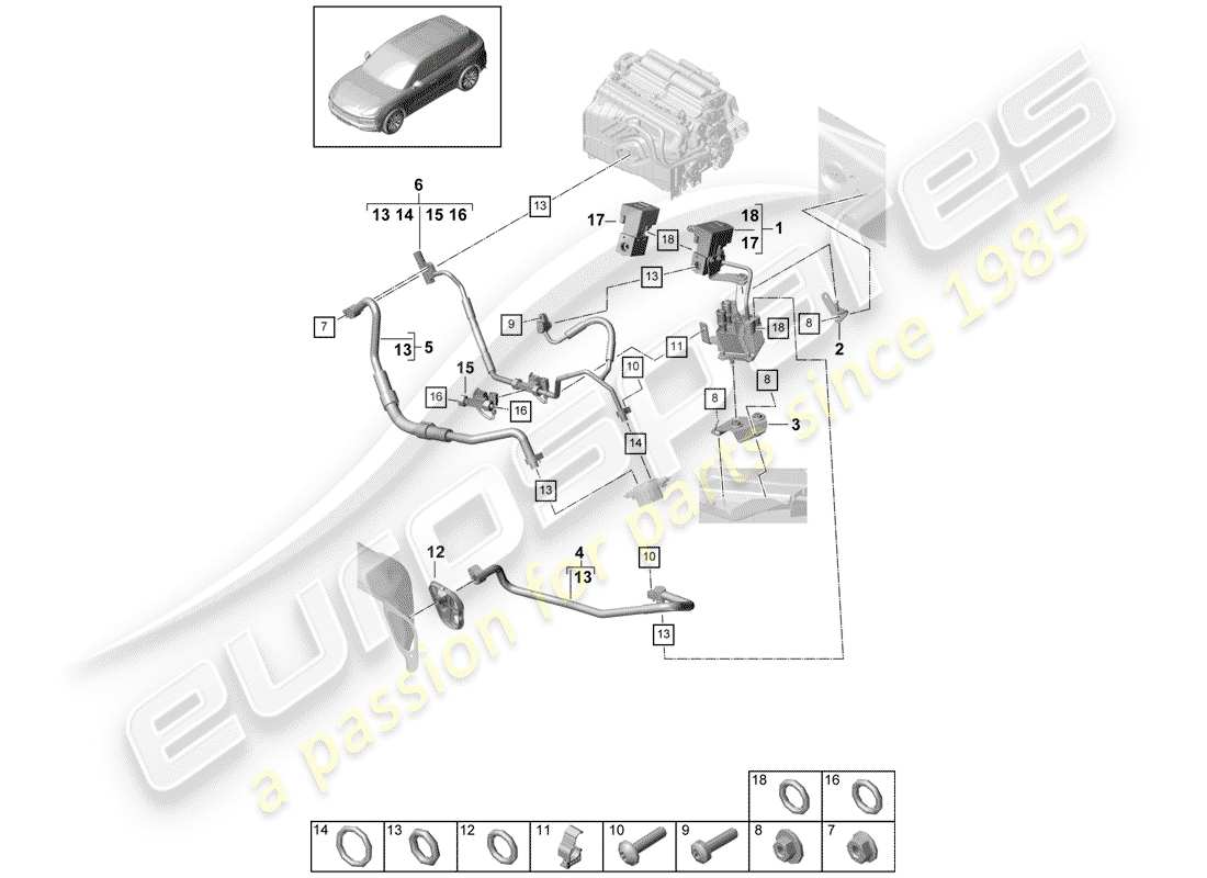 schéma de pièce contenant le numéro de pièce 9a781668200