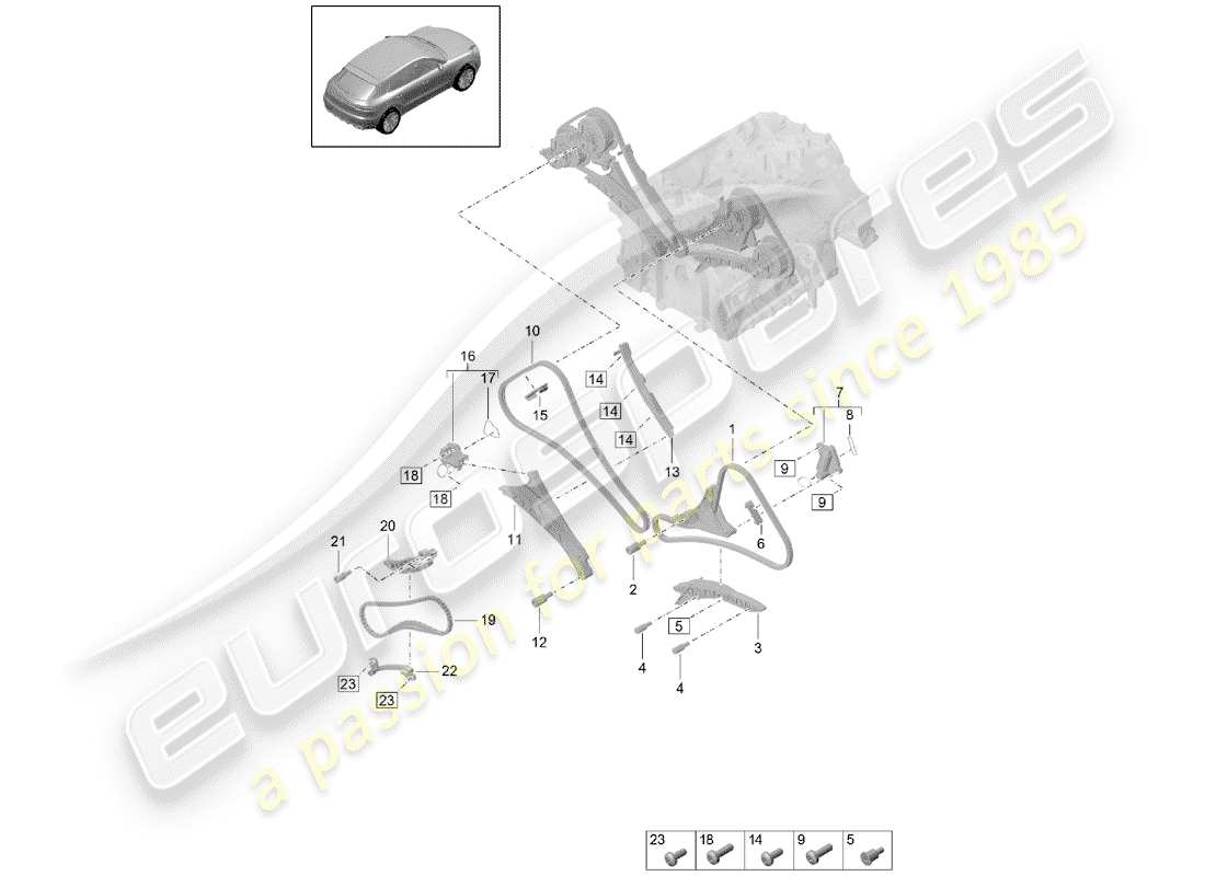 schéma de pièce contenant le numéro de pièce pac109218b