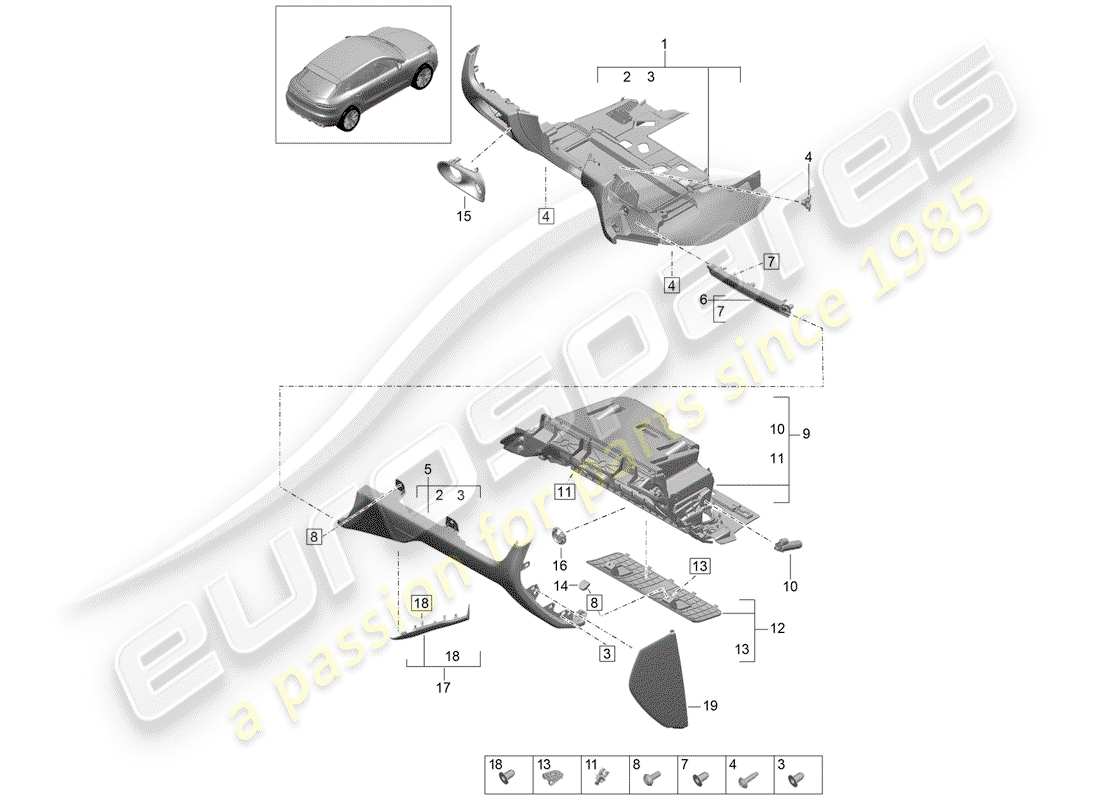 schéma de pièce contenant le numéro de pièce 3b0816355