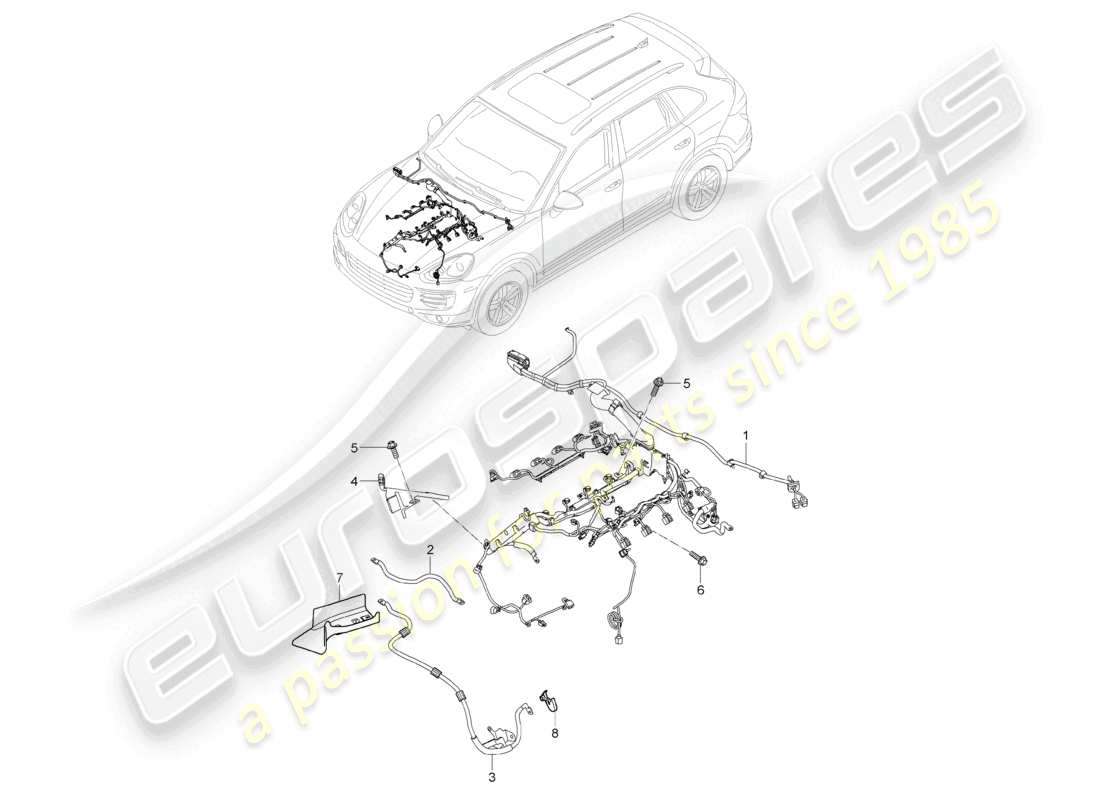 schéma de pièce contenant le numéro de pièce 958971228