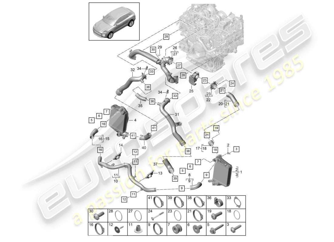 schéma de pièce contenant le numéro de pièce n10785701
