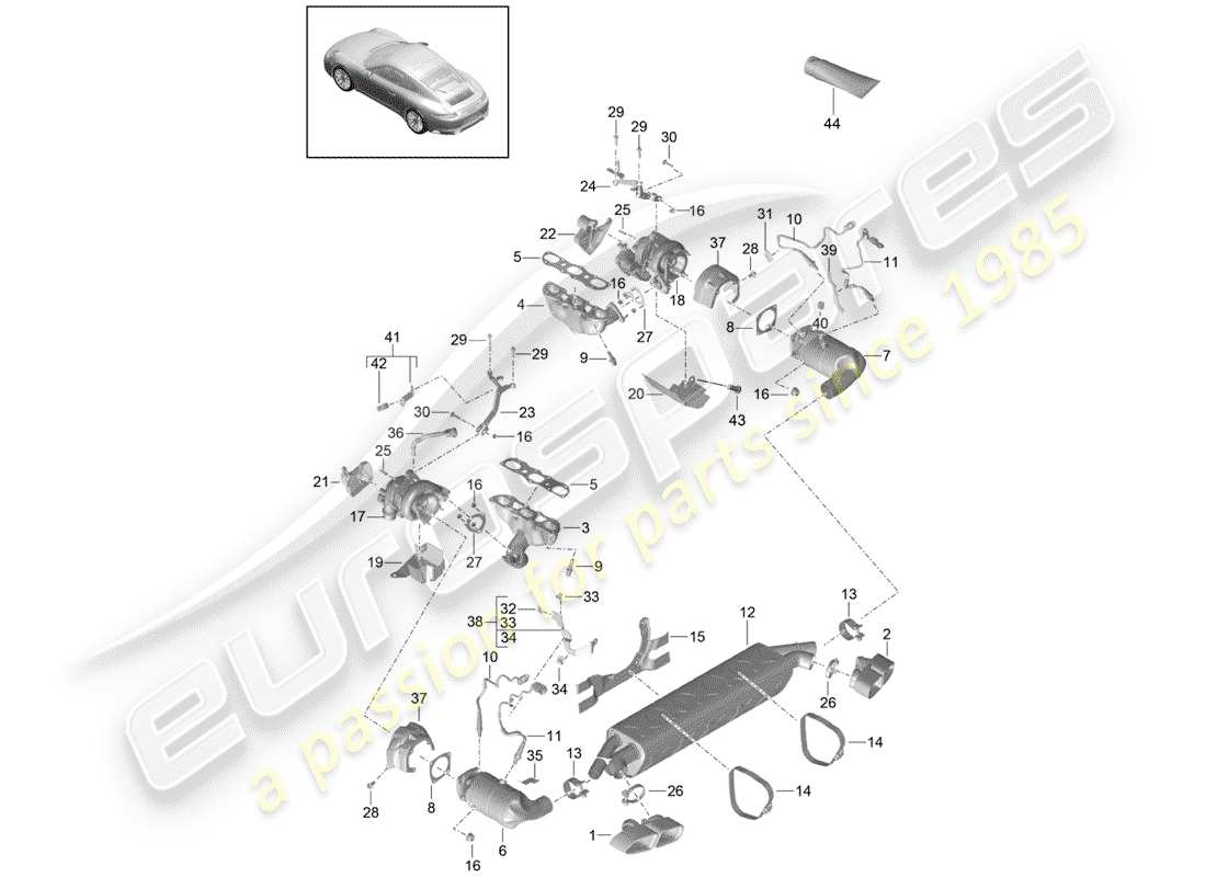 schéma de pièce contenant le numéro de pièce 9a112301571