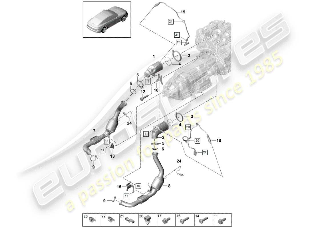 schéma de pièce contenant le numéro de pièce 9a7254800ax
