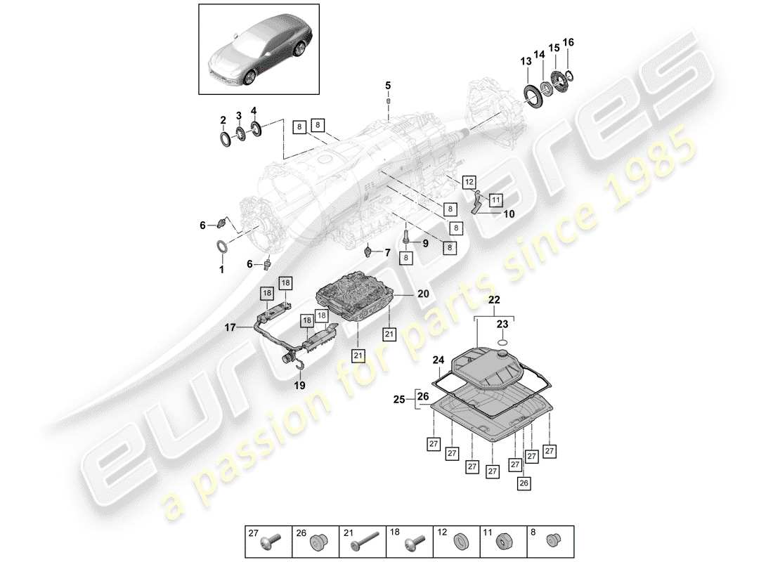 schéma de pièce contenant le numéro de pièce 9a700853000