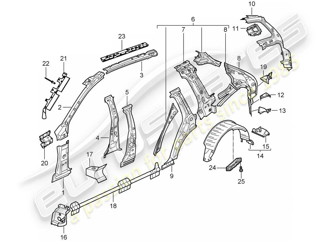 schéma de pièce contenant le numéro de pièce n 10207002