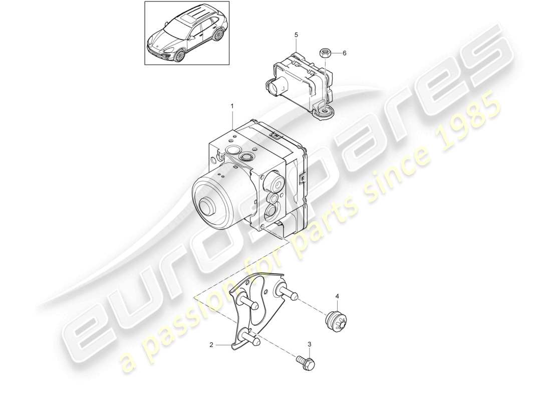 schéma de pièce contenant le numéro de pièce 95835595510