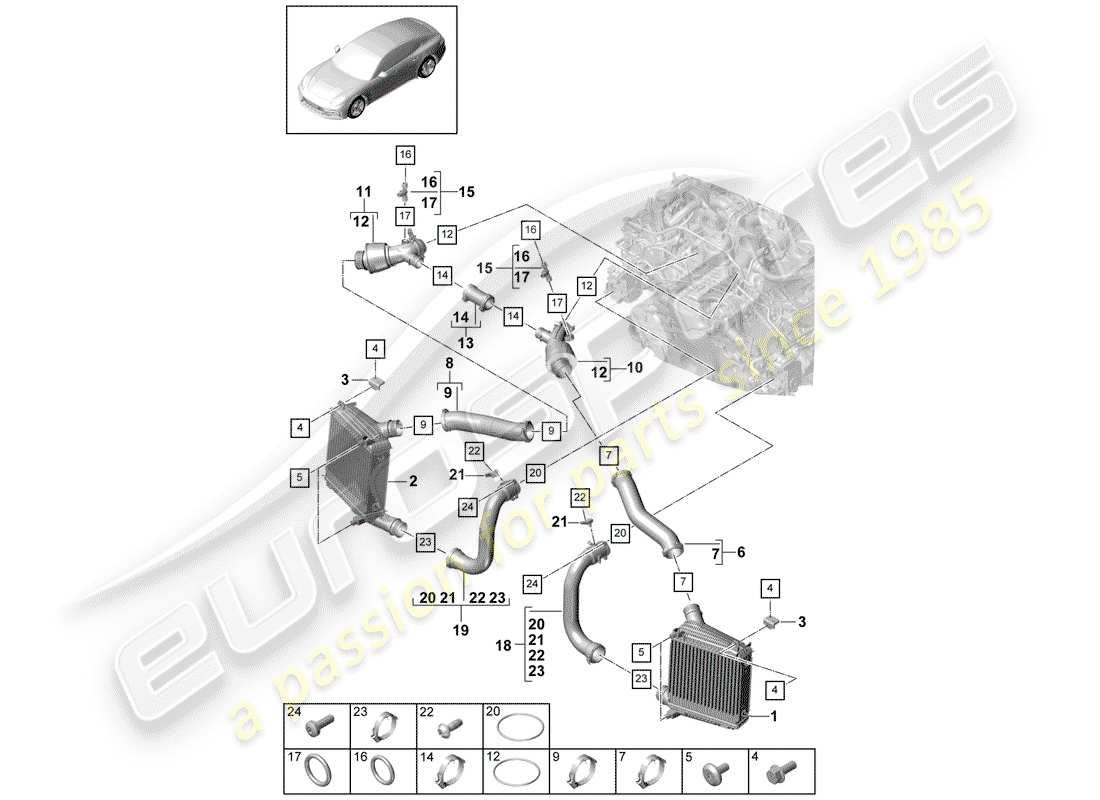 schéma de pièce contenant le numéro de pièce 9a790605110