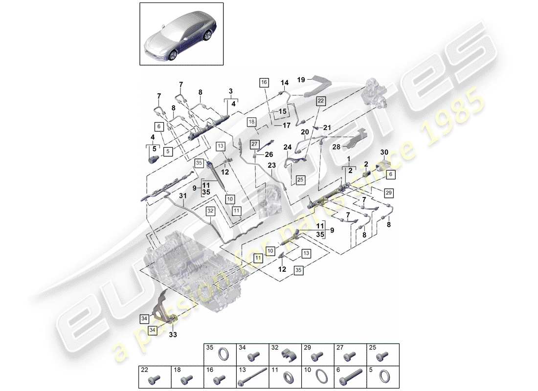 schéma de pièce contenant le numéro de pièce wht004923b