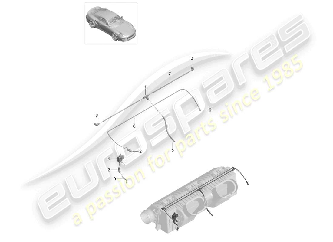 schéma de pièce contenant le numéro de pièce 99918148740