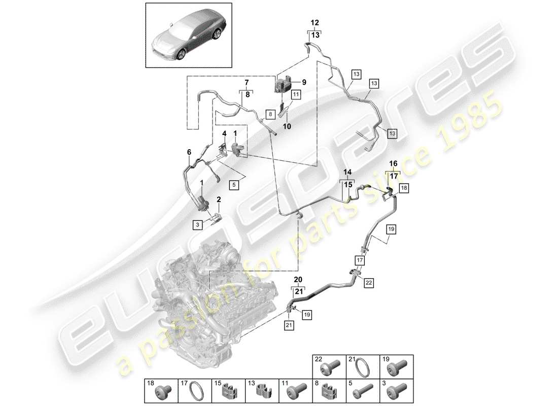 schéma de pièce contenant le numéro de pièce 9a790660904