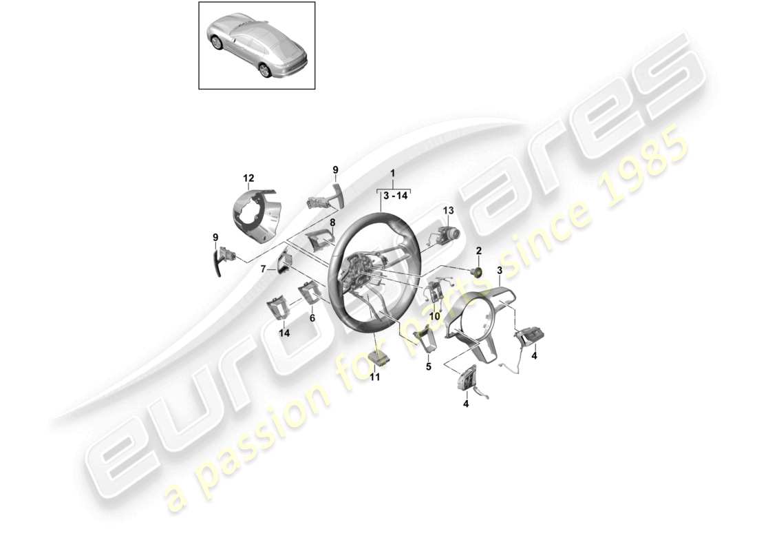schéma de pièce contenant le numéro de pièce 971419091tqoe5