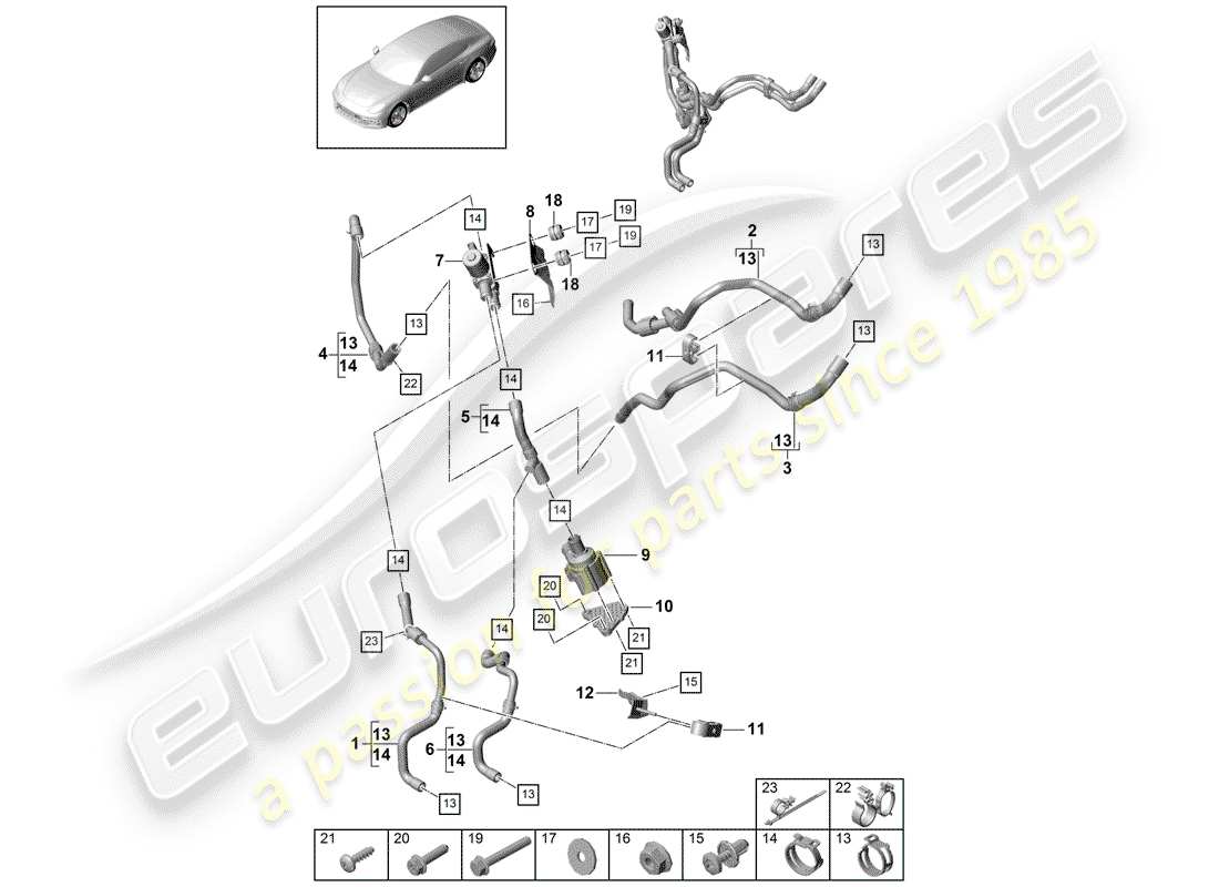 schéma de pièce contenant le numéro de pièce 9a781931610
