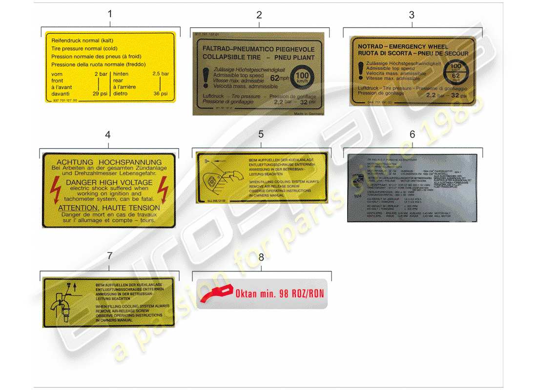 schéma de pièce contenant le numéro de pièce 94400612100