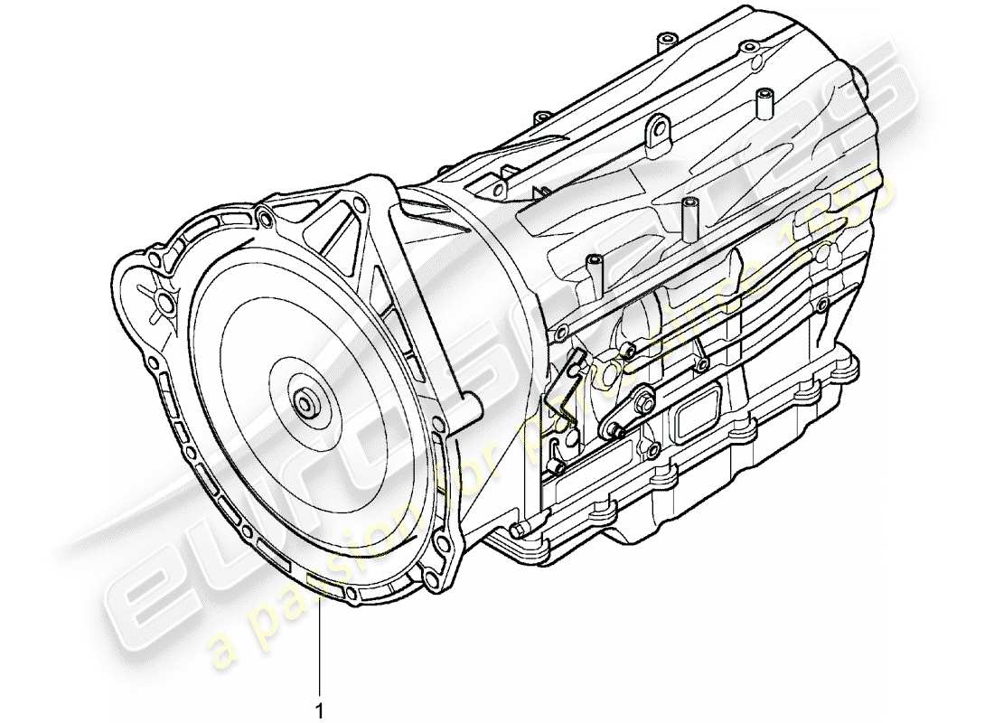 un schéma de pièces du catalogue de pièces porsche 1994 (refurbished and exchange catalogue)