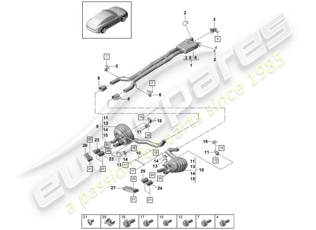 schéma de pièce contenant le numéro de pièce 9a713324606