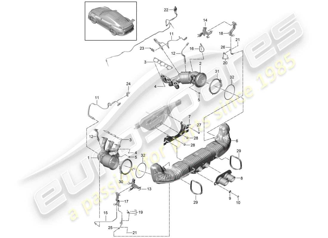 schéma de pièce contenant le numéro de pièce 9gt251173d