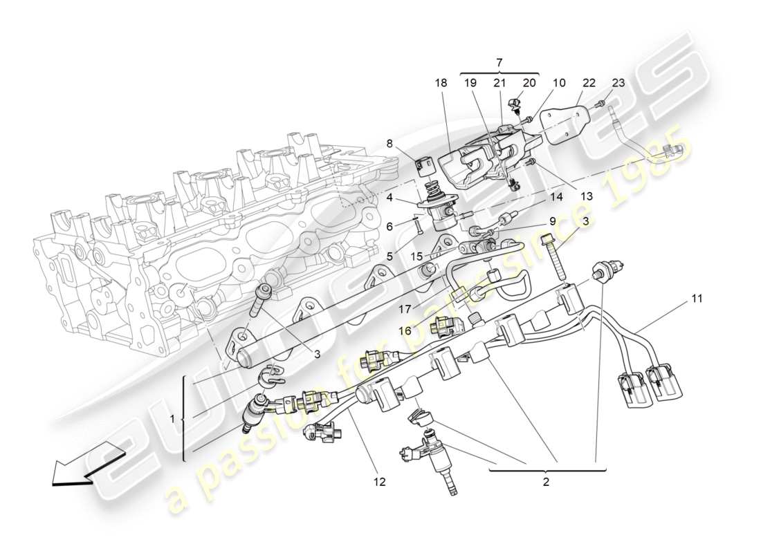 schéma de pièce contenant le numéro de pièce 310147