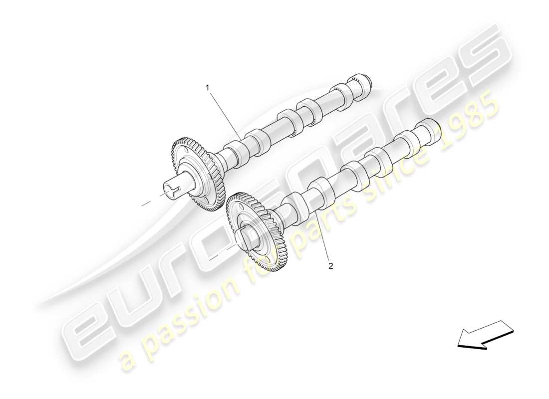 un schéma de pièces du catalogue de pièces maserati qtp 3.0 tds v6 275hp (2015)